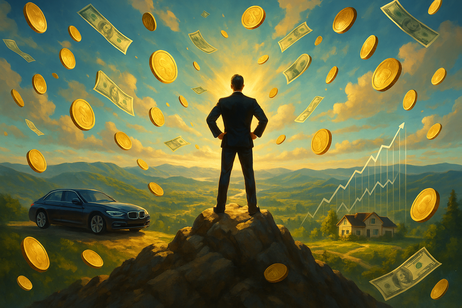 es soll die finanzielle freiheit beschreiben